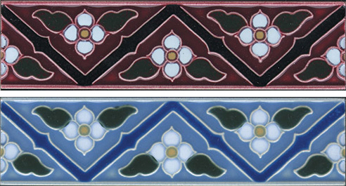 art deco border tiles