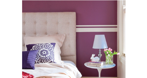 purple wall