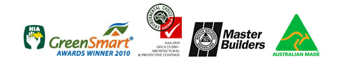 greensmart ward winner 2010 geca approved master builders australian made