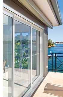 four panel sliding door