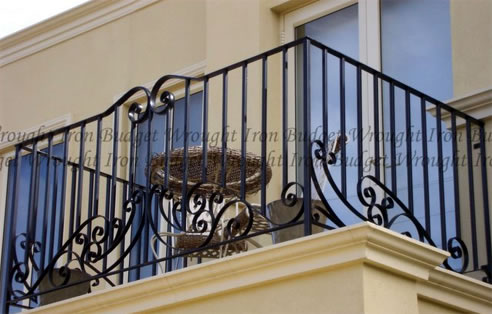wrought iron balustrade