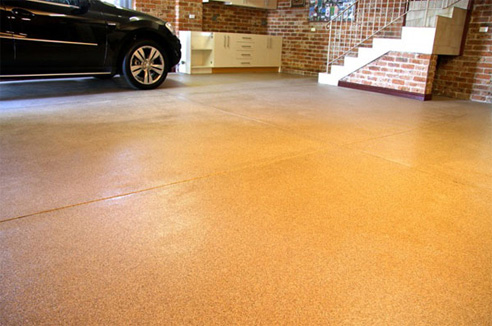 restored garage floor
