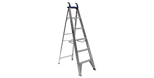 aluminium single sided step ladder