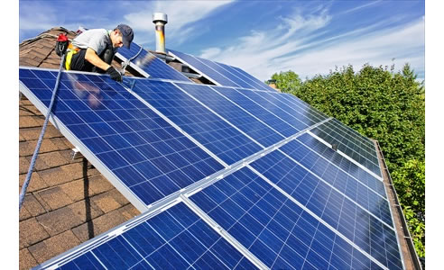 solar panel installation