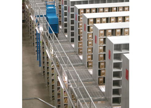 rolled upright type shelving