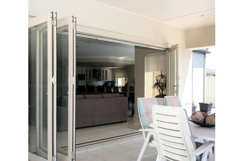 aluminium bi-fold door