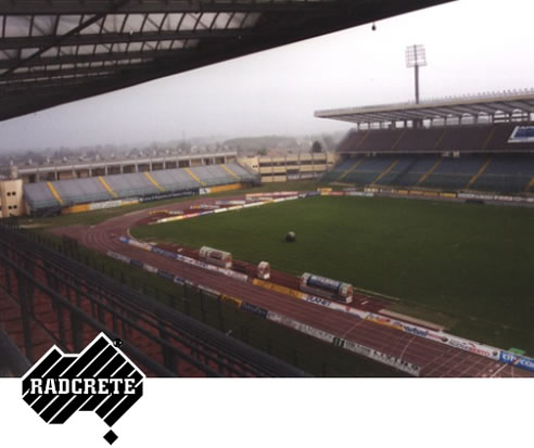 waterproofed stadium stand