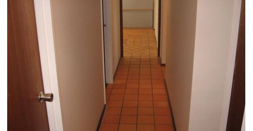 commercial hallway flooring