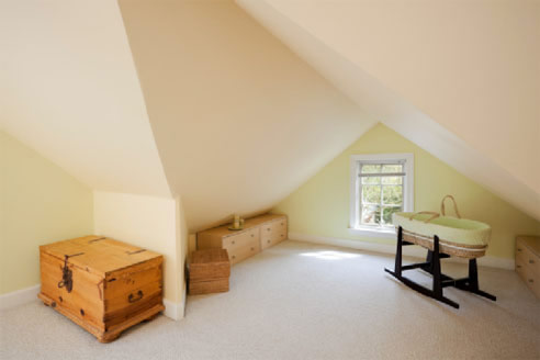 attic storage room