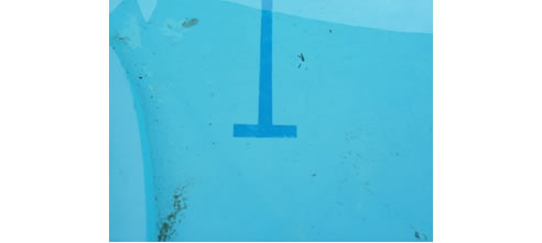 swimming pool worn areas