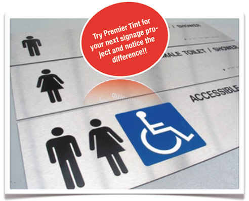sign by premier tint