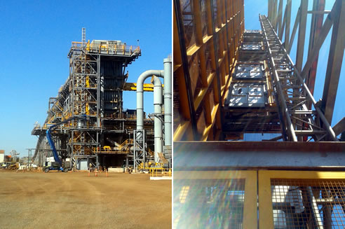 industrial ift at rio tintos cape lambert port facility