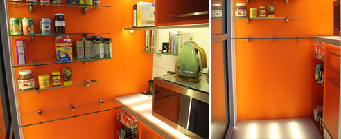 pep core orange kitchens panels
