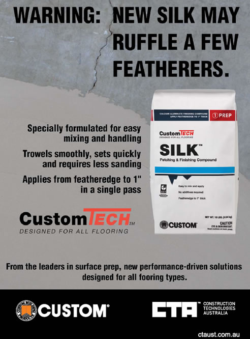 silk patching and finishing compound flyer