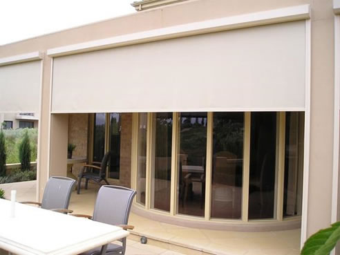 motorised vertical awning