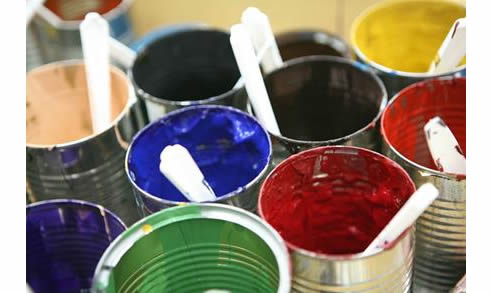 paint cans