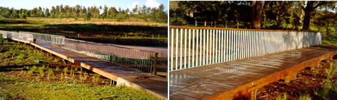 hardwood timber boardwalks