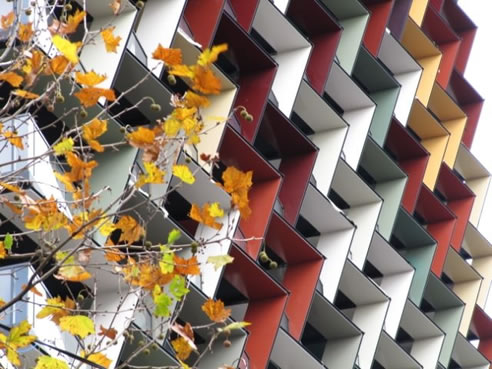 coloured building melbourne