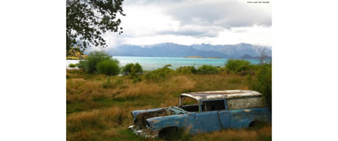old rusted car
