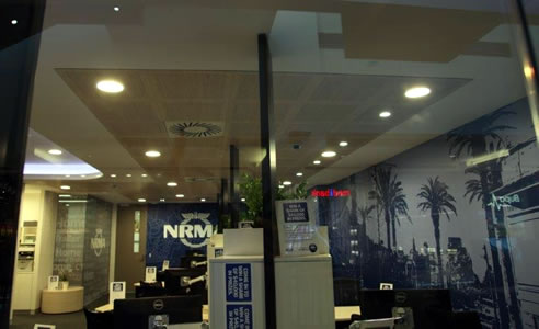 decorply acoustic ceiling panels for nrma