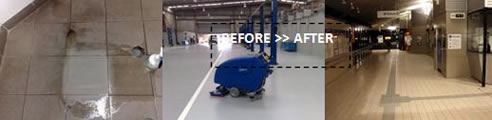 floor cleaning with sure grip