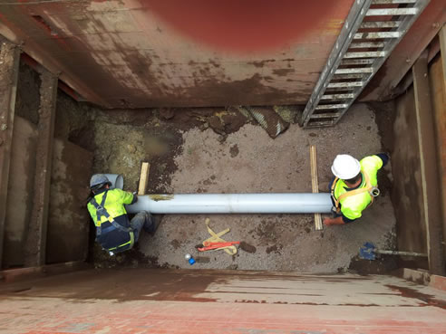 pvc trenchless pipeline