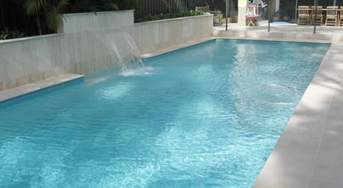natural stone swimming pool coping