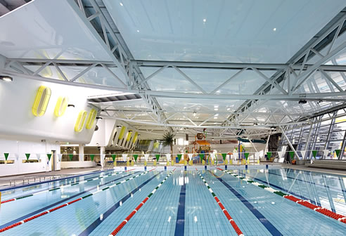 supaexpance aquatic centre ceiling