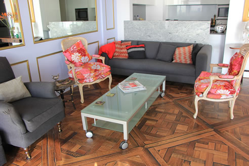 reclaimed parquetry flooring