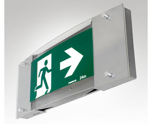 modern led exit sign