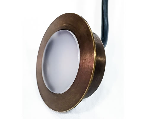 under cabinet led light fitting brass finish