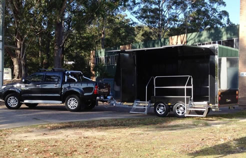 custom made atm machine trailer