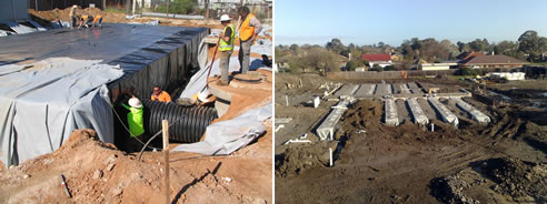 underground water tanks construction