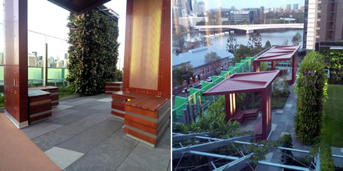 roof landscape brisbane childrens hospital