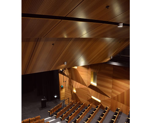 theatre timber acoustic veneer panels