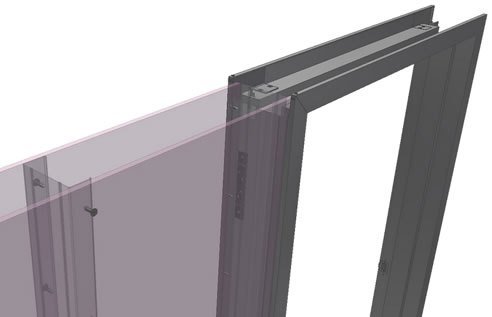 weld free door frame