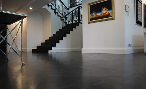 solid oak parquetry floor