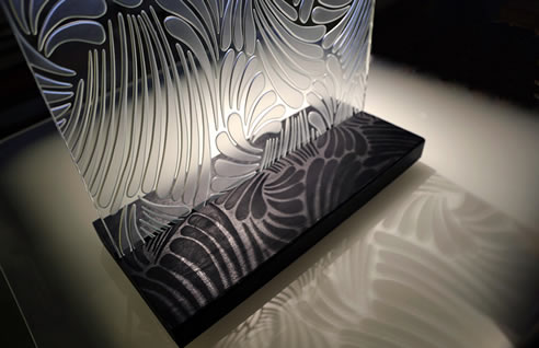 etched patterned glass