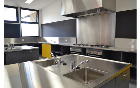 teaching kitchen stainless steel