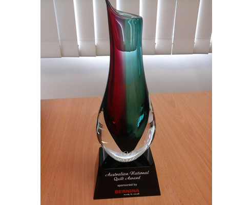 crystal vase custom award