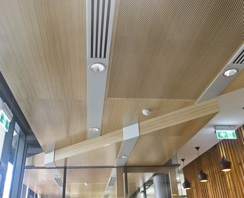 acoustic timber interior lining