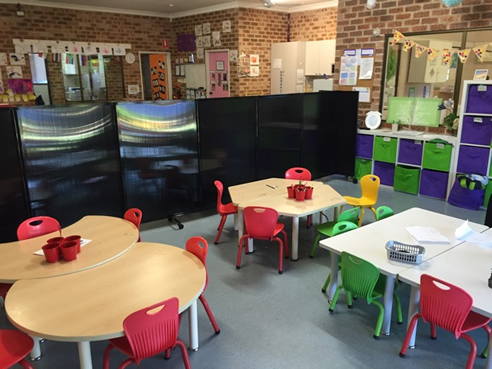 low room divider daycare centre