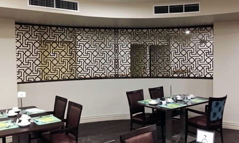 decorative screen restaurant