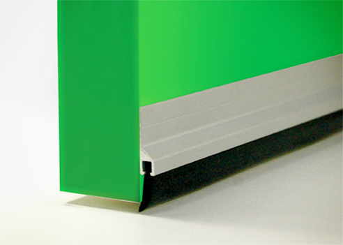 Extruded aluminium door seal from Cowdroy