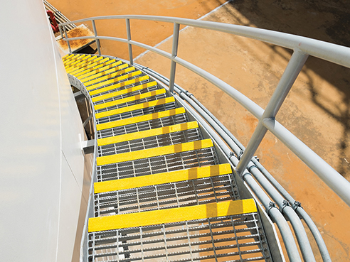 Fibre Glass Reinforced Polymer Stair Edging