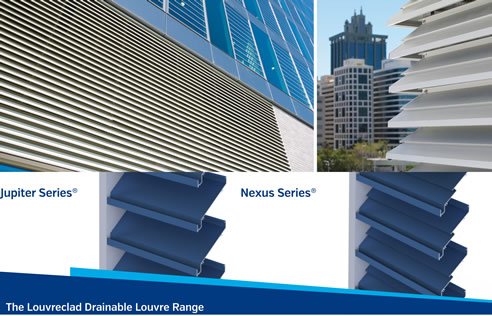 drainable louvres