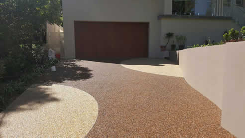 Superstone contrasting colour driveway