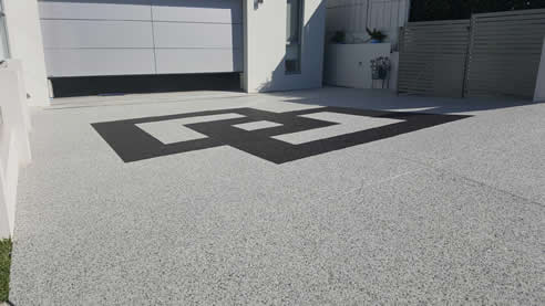 patterned driveway surfacing