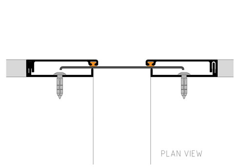 panel type wall expansion joint