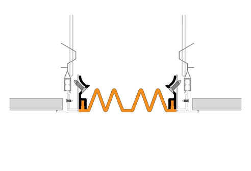 ceiling to ceiling expansion joint